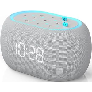 DailySupplies® Digitale Wekker - Wekkerradio - Reiswekker - Grijs