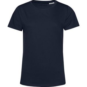 B&C Dames/dames E150 Organic T-Shirt met korte mouwen (Marine)