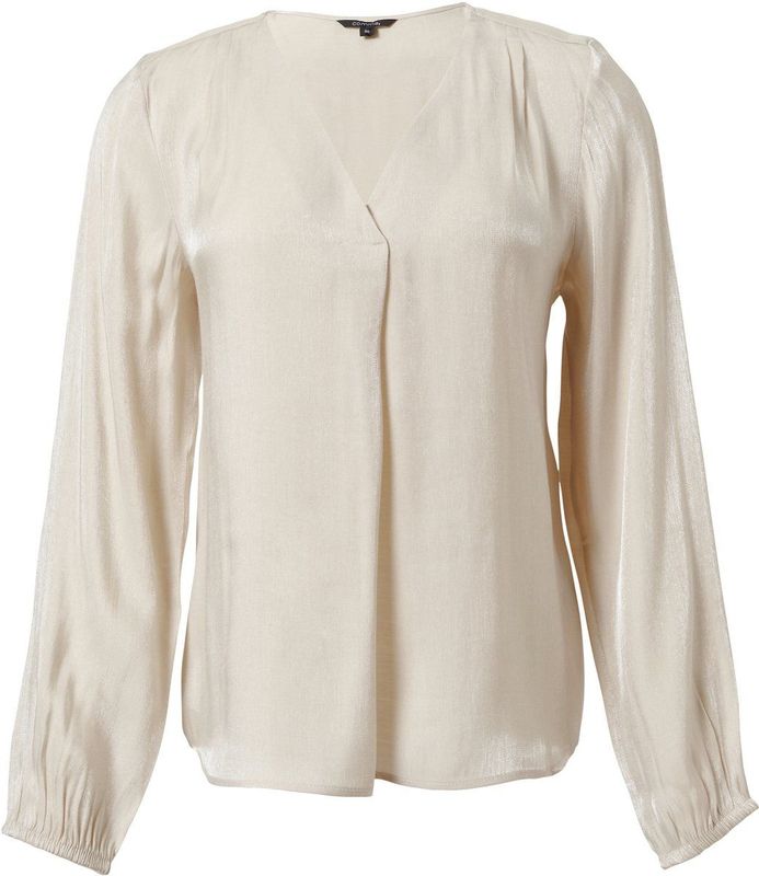 comma - Blouse - Glinsterend - Lange Mouwen