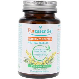Puressentiel - Neutrale Tabletten - 30 Tabletten - Voor Essentiële Oliën
