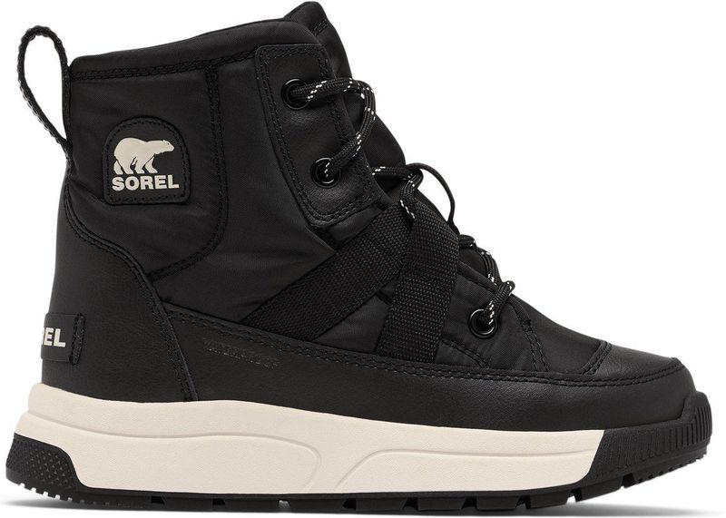 Sorel - Youth Whitney III - Middelhoge WP-laarzen - Zwart - Waterdicht Ontwerp
