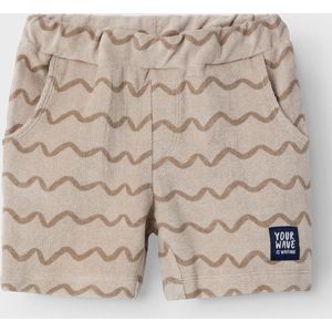 Name it bermuda jongens - beige - NMMfelo - maat 80