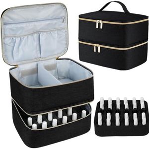 Lexium Schmink koffer - Kapperskoffer trolley - Visagie make up koffer trolley - Schminkkoffer - Beauty case - Cosmetica koffer - Ideaal voor reizen - To go