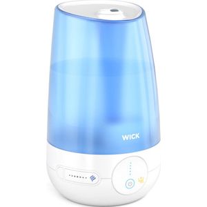 Wick WUL565E luchtbevochtiger Ultrasonic 4,5 l Blauw, Wit 21 W
