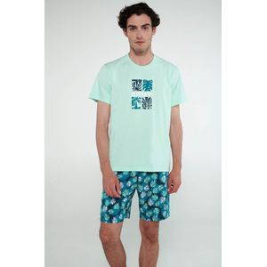 Vamp Heren Pyjama Groen XL