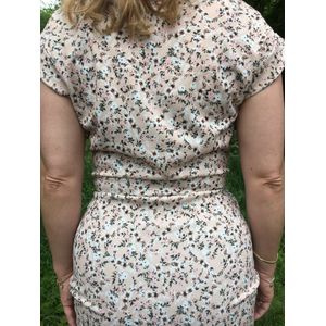 Hill Fashion - Jurk - Nikkie - Licht Roze/Nude - Maat S/M