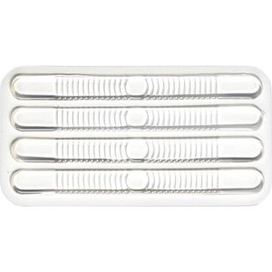 4x Schuurbeschermers in Siliconen - Transparant