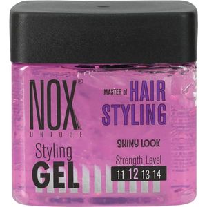 Nox Unique Proffesional Choice | Paarse Haargel Styling | Hair Wax | Haargel| Gel| Aqua gel| Gel op water basis | Cire Coiffante Nox Gel Styling Glans / Shiny look | Sterkteniveau #12 350mL