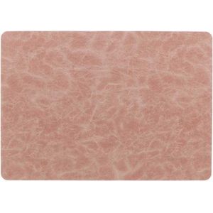 Unique Living | Placemat Nils | Rechthoekig | Polyester | Oud Roze | 30x43cm
