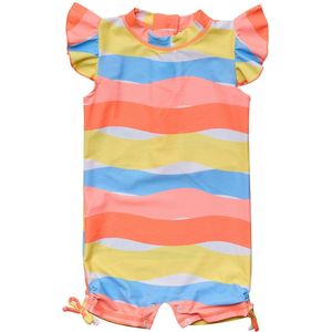Snapper Rock - UV Zwempak voor baby's - Korte flutter mouw - Good Vibes - maat 0 (< 68cm)