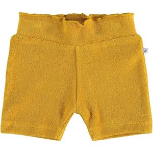 Ducky Beau badstof broekje/short maat 86 mineral yellow