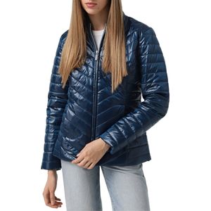 Skechers GO Shield Shine Jacket JA150-TLNV, Vrouwen, Marineblauw, Jasje, maat: M