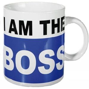 Out of the Blue XL koffiemok I am the Boss