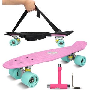 Weely® Skateboard Inclusief Tas & Skate Tool – Skateboard Jongens – Skateboard Meisjes – Skateboard Volwassenen – Penny Board