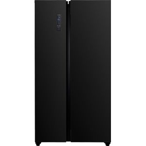 Exquisit SBS236-041EB - 5 Jaar garantie - Amerikaanse koelkast - Total No Frost - Met Display - 442 Liter - 40 dB - Super Freeze functie - Zwart