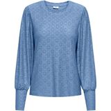 JDY - JDYCATHINKA - Blouseshirt - Lichtblauw - Lange Mouwen