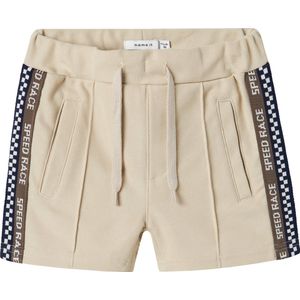 Korte Shorts - Blauw - Katoen - Verstelbare Taille