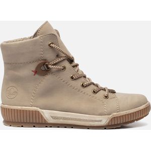 Rieker dames veterboot - Beige - Maat 39