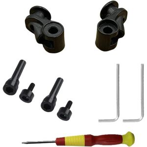 Allecto Plus - Vervanging Scharnierdraai Scharniert en Scharnierslot voor Hoofdtelefoon in Zwart