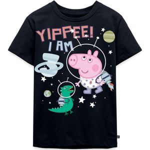 Peppa Pig 3e Verjaardag Schorsch Ruimtemissie Premium T Shirt Kinderen