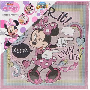 Minnie Mouse Diamond Painting - Schilderij