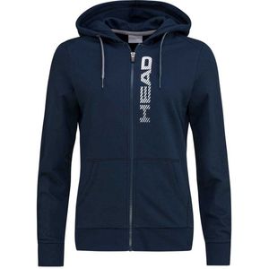 Head Club Greta Hoodie Sporttrui Full Zip Dames Blauw - Maat XS