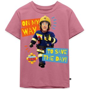Brandweerman Sam™ Onderweg Om De Dag Te Redden Premium T Shirt Kinderen
