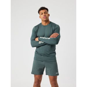 Björn Borg Longsleeve Sportshirt Heren - Sportshirt met Lange Mouwen - Urban Chic Groen - Maat L