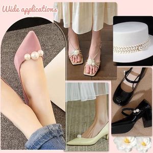 TTGoods - 6-delige set schoenclips met parels voor elegante schoenklemmen bij bruiloft hoge hakken en pumps