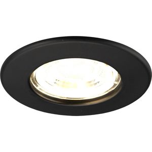 Ledvion LED Inbouwspots Dimbaar, Zwart, IP65, 5W, ø84mm, Badkamer Inbouwspots, Plafondspot Inbouwspots, Dimbare Inbouwspot, 5 jaar Garantie