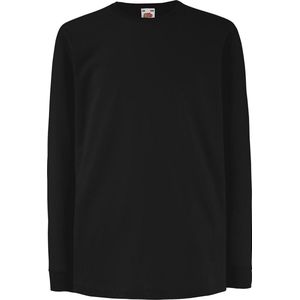 Fruit of the Loom - Longsleeve - Zwart - 5 Stuks T-shirt