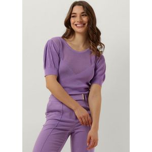 AAIKO Ellen Ray 302 Tops & T-shirts Dames - Shirt - Lila - Maat XXL