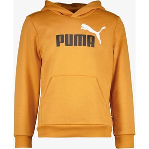 Puma Essentials Big Logo kinder hoodie geel - Maat 170/176