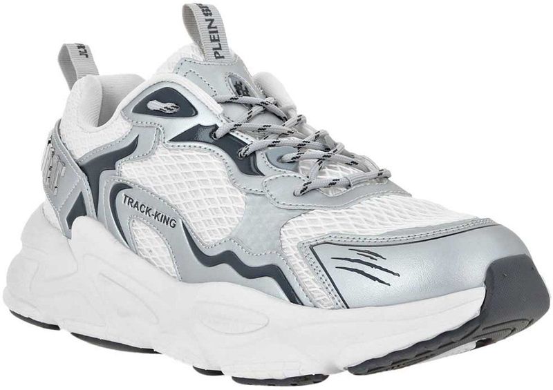 Plein Sport, unisex, Schoenen, Grijs, Maat: 35 EU Leer,