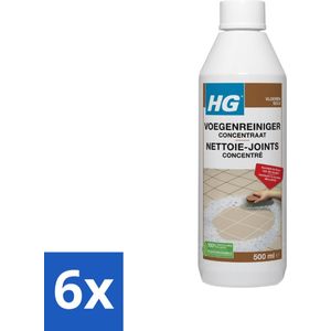 HG - Vloeren - Voegenreiniger - Concentraat - Herstelt Kleur - 500 ml - Voordeelverpakking - 6 stuks