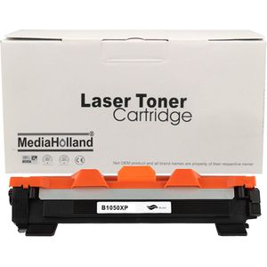 MediaHolland - Huismerk Toner TN1050, TN-1030 geschikt voor Brother Laser Printers - 1x Zwart - Toners Cartridges - Zwart: 2000 Pagina's