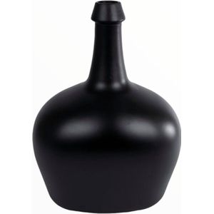 Gifts Amsterdam - Vaas -  Graffa Victoria - L -  Mat Zwart - Glas 27 X 38 Cm