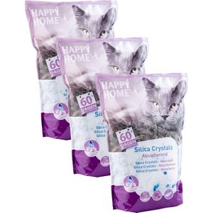 Happy Home Solutions Hygienic Crystals Light Plus - Kattenbakvulling - 3 x 7 l