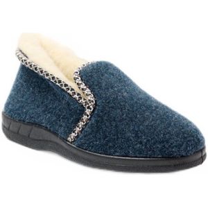 Gemengde wol gevulde pantoffels comfort breedte
