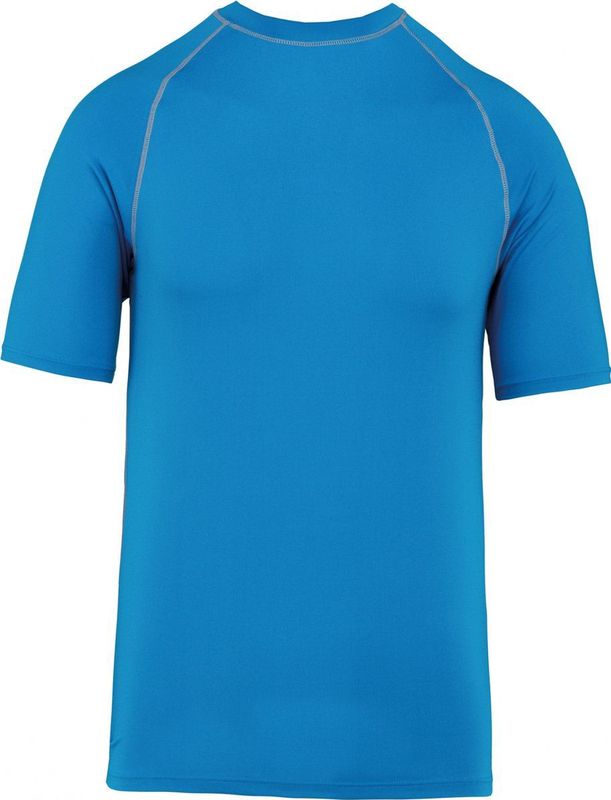 PROACT - Functioneel Kids-T-shirt - Aqua Blue - Korte Mouwen - Anti-UV-bescherming PA4008