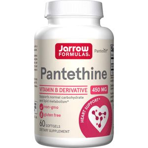 Jarrow Formulas Pantethine 60 softgels - stabielere vorm pantotheenzuur (vitamine B5)