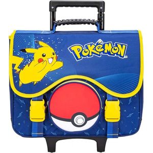 Pokémon trolley schooltas 2 compartimenten 41x40x16