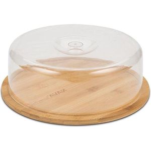28 cm Bamboe Kaasplank Met Vershoudbel Afdekking Voor Het Serveren