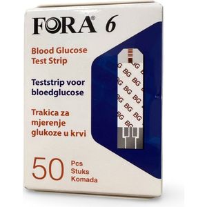 ForaCare Suisse® - Fora 6 - bloedglucoce teststrips - 50 stuks