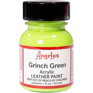 Angelus Leather Acrylic Paint - textielverf voor leren stoffen - acrylbasis - Grinch Green - 29,5ml