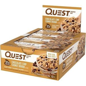Quest Nutrition Quest Bar - Eiwitreep - 1 doos (12 eiwitrepen) - Chocolade Chip Cookie Dough