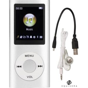 Equivera MP3 Speler Bluetooth - MP3 Speler - MP3 Speler met Bluetooth - MP3 Speler Bluetooth met FM Radio