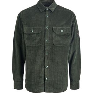JACK&JONES - JJDARREN CORD OVERSHIRT LS JNR - Groen - Overhemden