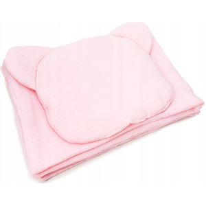 Kerstin Muslin Dekentje 75x100 cm Premium met Muis Kussen