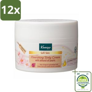 Kneipp - Body crème - Soft Skin - Amandelbloesem - 200 ml - Voordeelverpakking - 12 stuks - Lichaamscrème - Verzorging